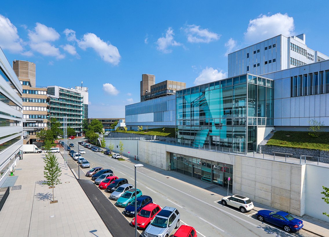 Eine Ansicht des Campus Grifflenberg